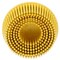 Scotch-Brite™ Roloc™ Bristle Disc, RD-ZB, 80, TR, Yellow, 2 in x 5/8 in, Tapered